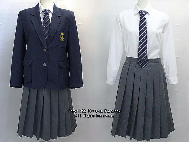 東京都立神代高校の制服（冬）