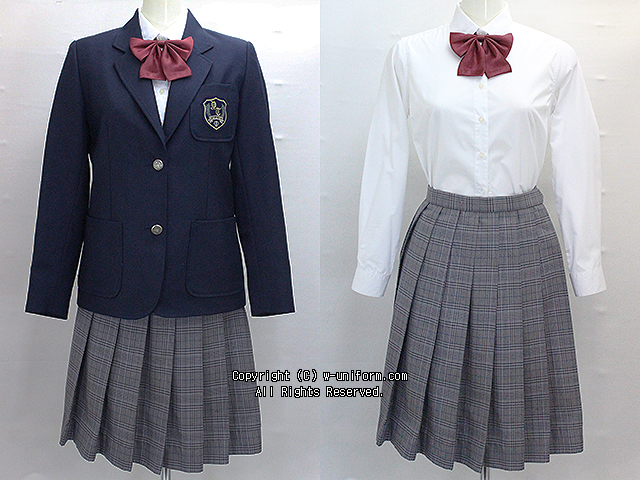 十日市場中学校の制服（冬）