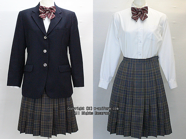 東京都立芦花高校の制服（冬）