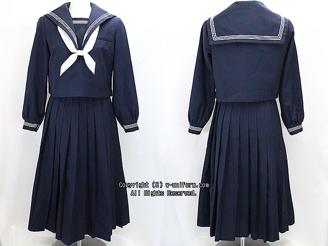 学校名不明セーラー服セット（冬）
