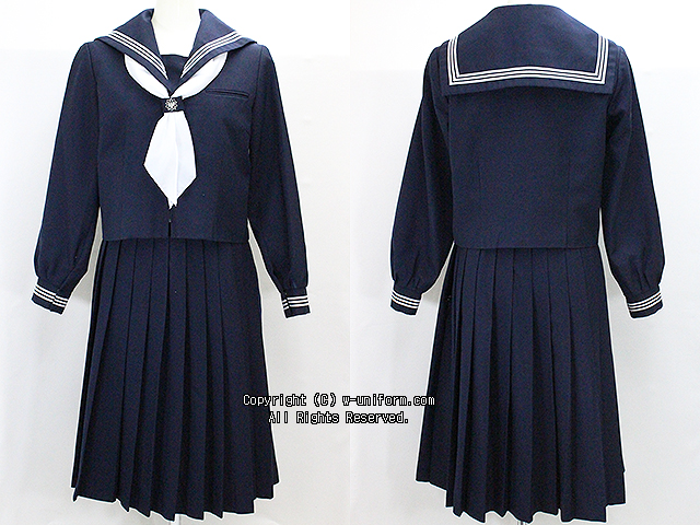 学校名不明セーラー服セット（冬）