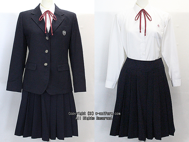 学校名不明ブレザー服セット（冬)