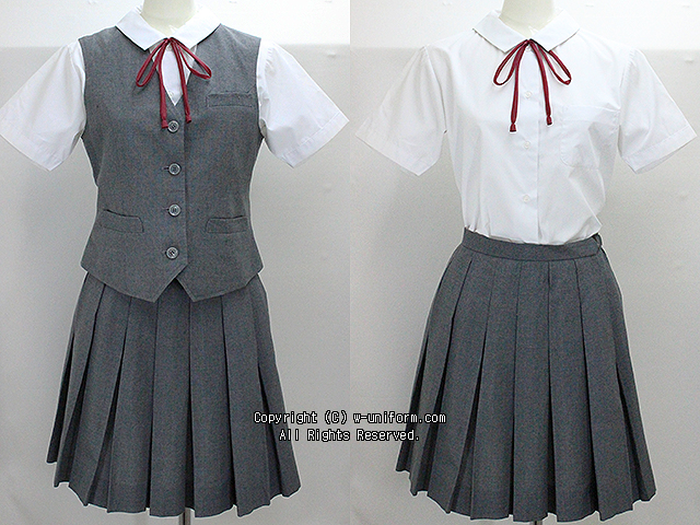 学校名不明ベスト服セット（夏）