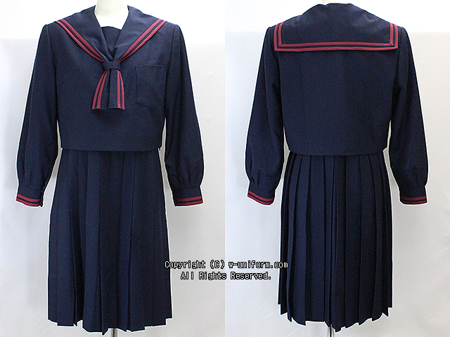 学校名不明セーラー服セット（冬）