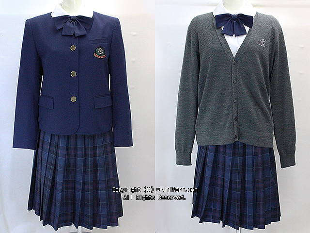 熊本中央高校の制服（冬）旧