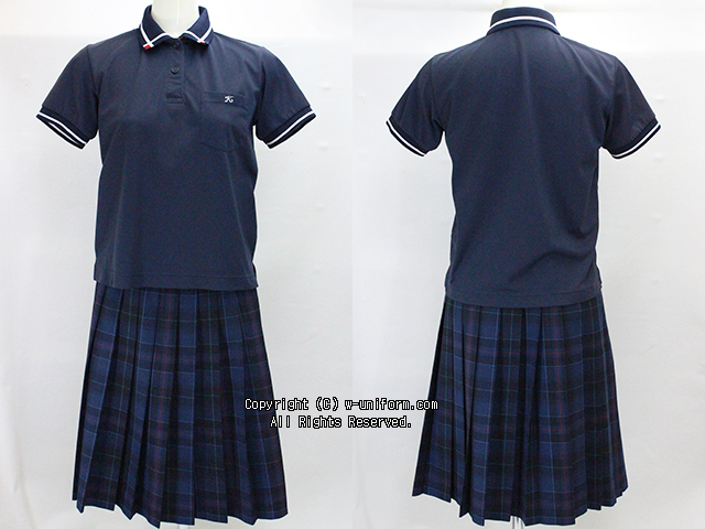 熊本中央高校の制服（夏）旧