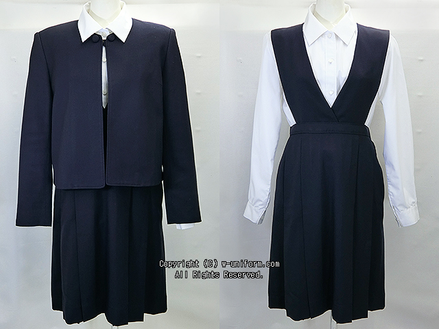 熊本信愛女学院の制服（冬）