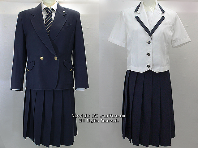 安田女子高校の制服（冬・夏）