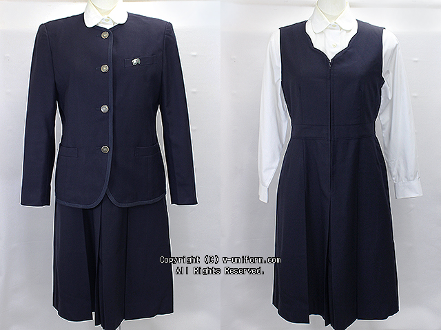 福岡県立福島高校の制服（冬）