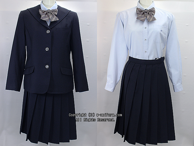 川口市立高校の制服（冬）