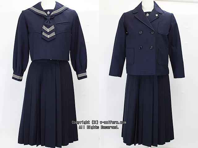 湘南白百合学園の制服（冬）
