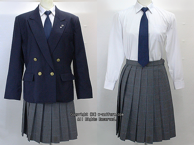 武南高校の制服（冬）旧