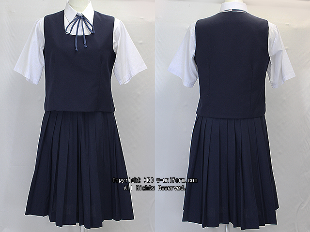 学校名不明ベスト服セット（夏）
