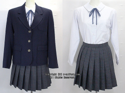 小川高校の制服（冬）
