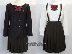 香寺高校の制服（冬）