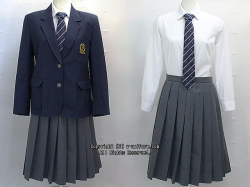 東京都立神代高校の制服（冬）