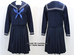 学校名不明セーラー服セット（冬）