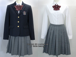 学校名不明ブレザー服セット（冬)