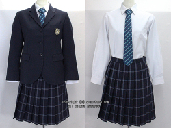 文徳高校の制服（冬）