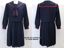 学校名不明セーラー服セット（冬）
