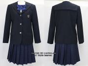 八王子市立由井中学校の制服（冬）