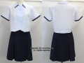 学校名不明のブラウス服セット