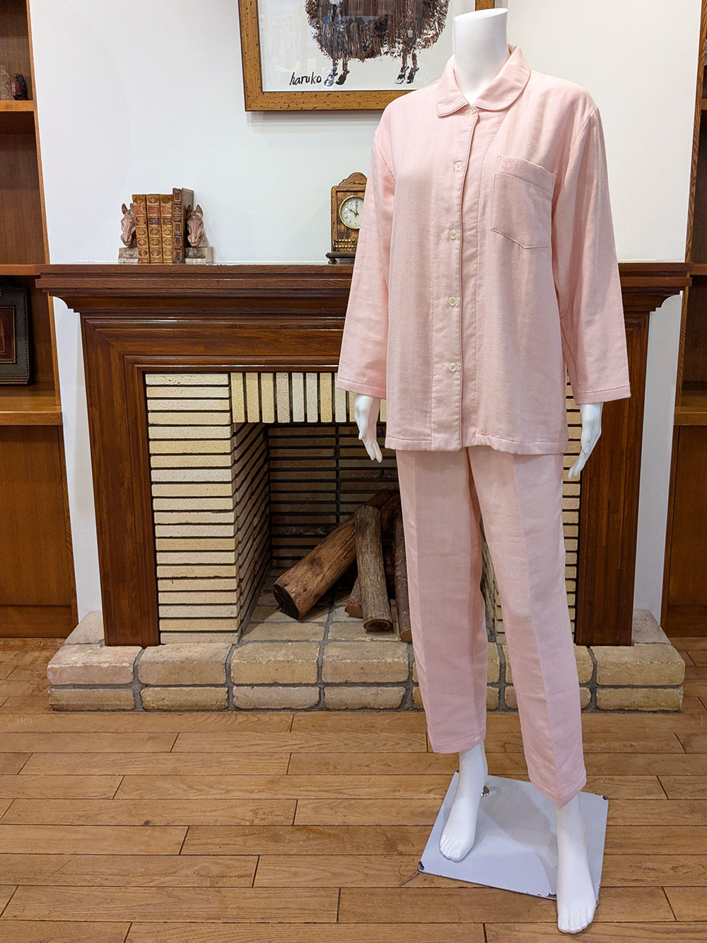 【Ladies】オイリングワッシャー加工トリプルガーゼドビー無地　(LLサイズも有り)