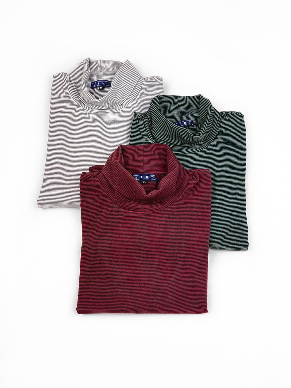 【Mens】ミップベア天ボーダー柄 トップス