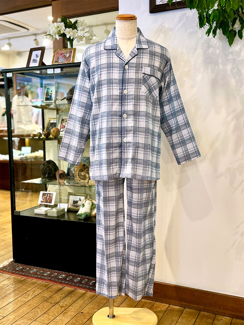 楊柳チェック柄