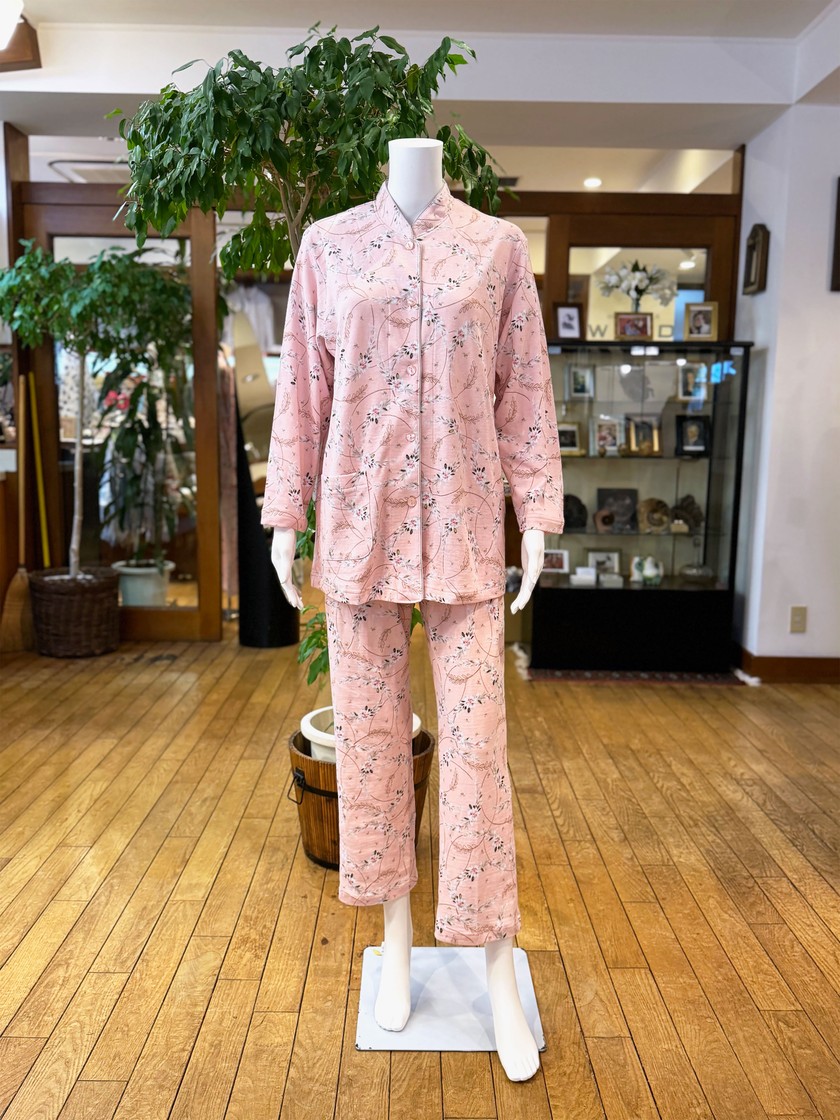 接結天竺フラワーリング柄 (Sサイズあります）