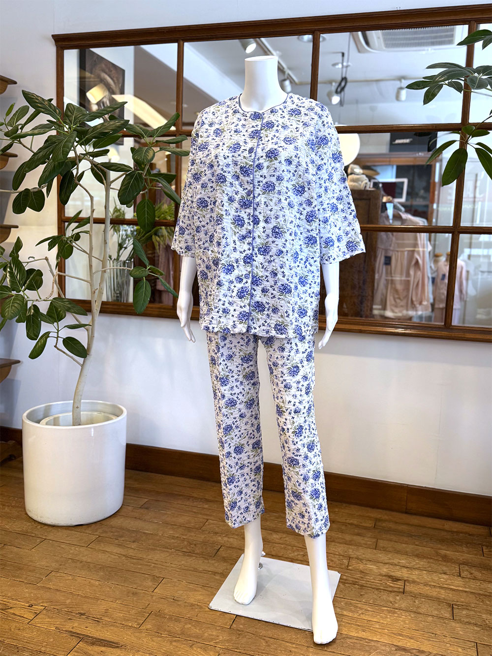 L サイズ　新品　ミツミネ　WIND パジャマ　七分袖　高島ちぢみ　日本製　2枚 楽天市場】高島ちぢみ パジャマ グンゼの通販
