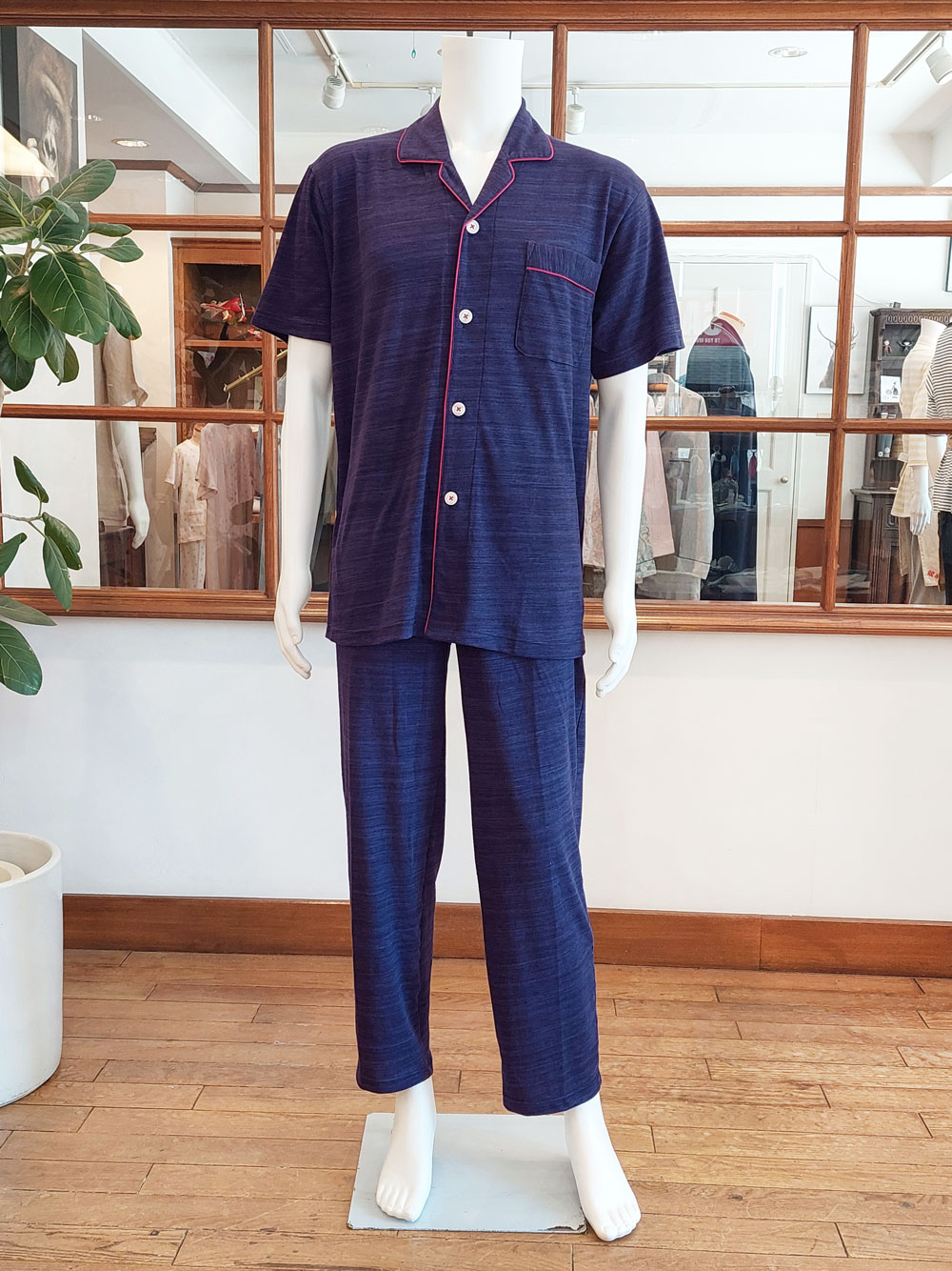【Mens】スペック染め天竺無地(半袖)