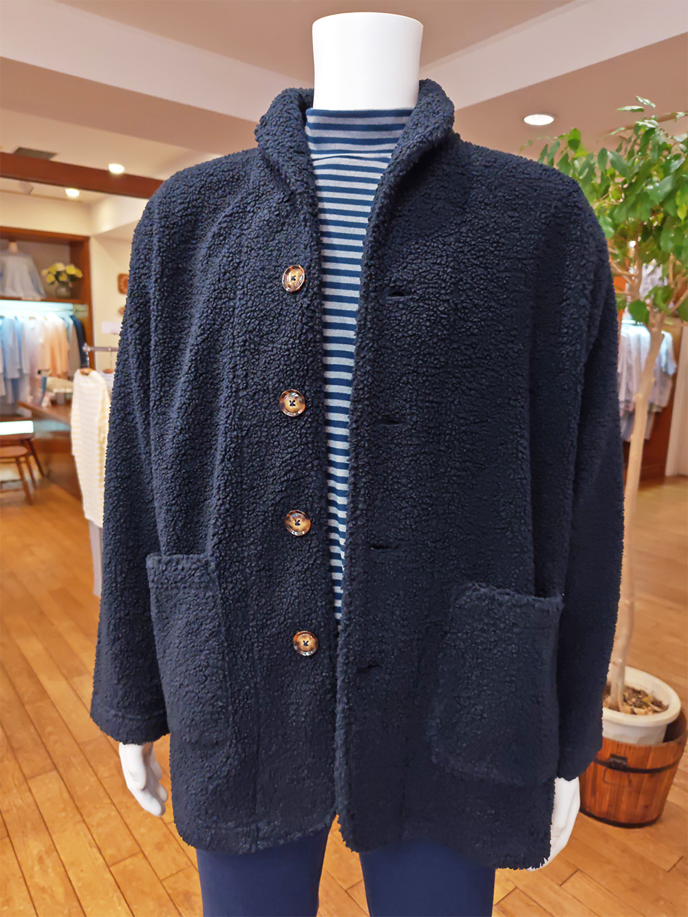 【Mens】プードルフリース 無地