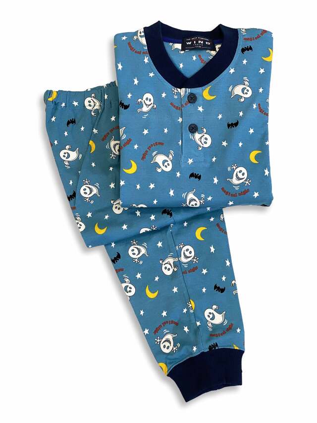 【Boy's】光るスムースオバケ柄