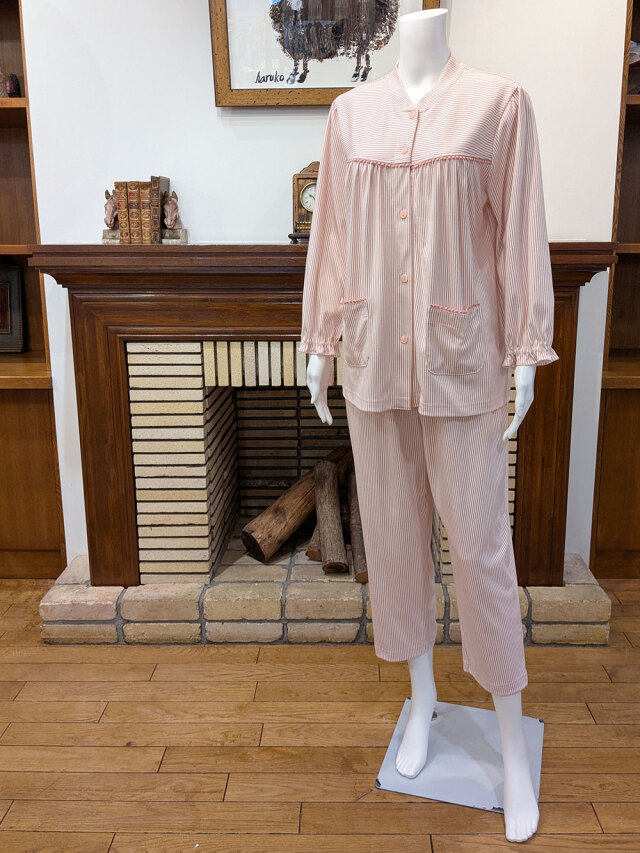 【Ladies】＜乾燥機対応＞スムースストライプ　プチサイズ