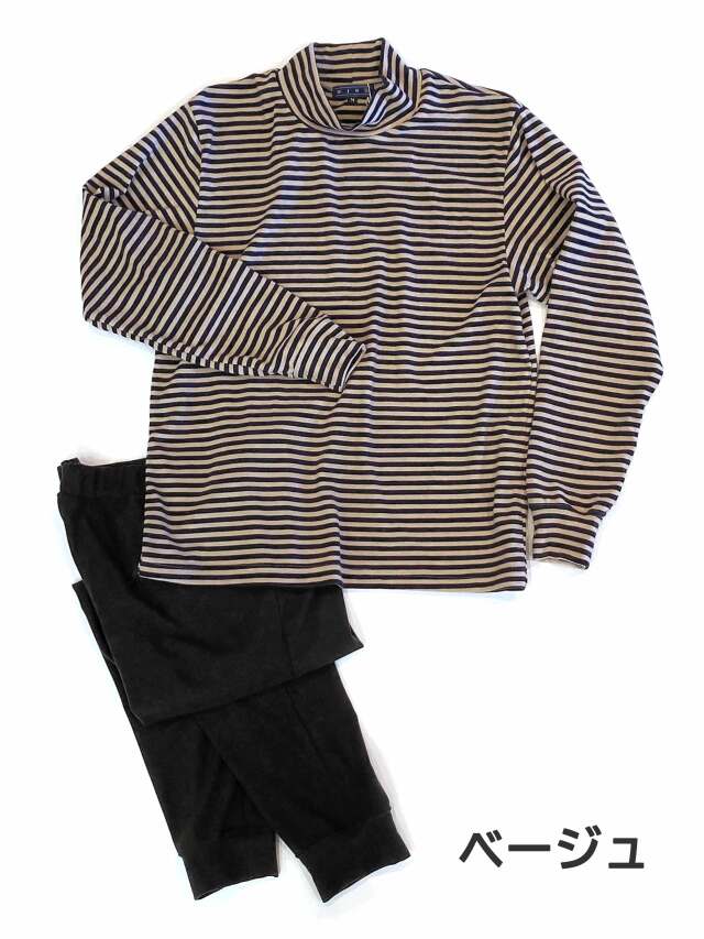 販売 ミップベア天竺中ボーダー・L☆三峰 WIND ウインド パジャマ