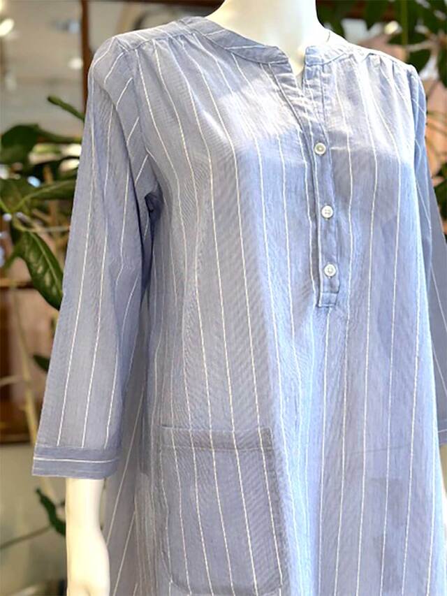 婦人パジャマ・ルームウエア ワンピース 日本製 綿100％ WIND