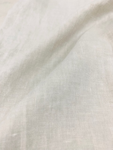 綿麻シーチングボタニカル柄×フレンチリネンキャンバスワッシャー無地(半袖・七分パンツ)