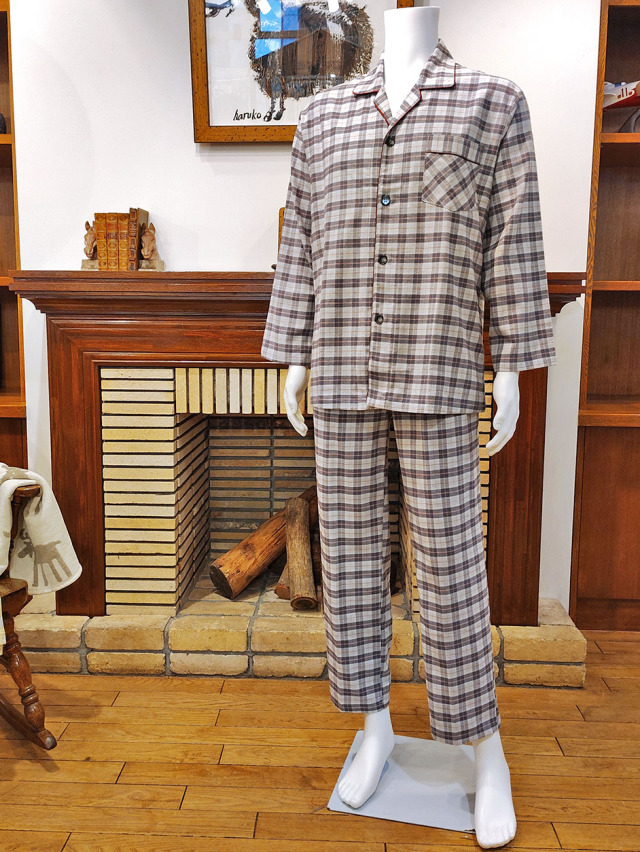 【Mens】ビエラ表起毛チェック柄