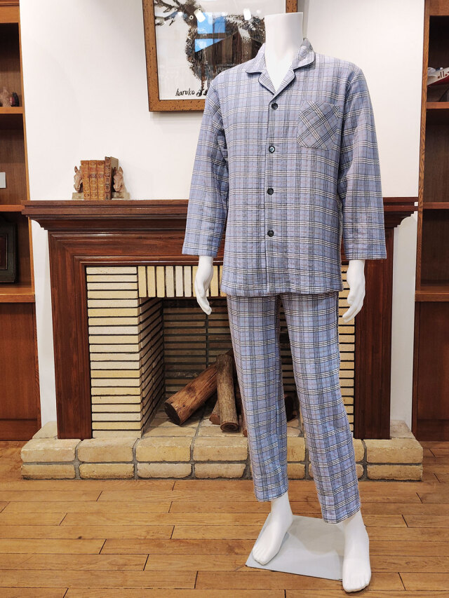 紳士パジャマ・ルームウェア 日本製 綿100％ WIND ウインド