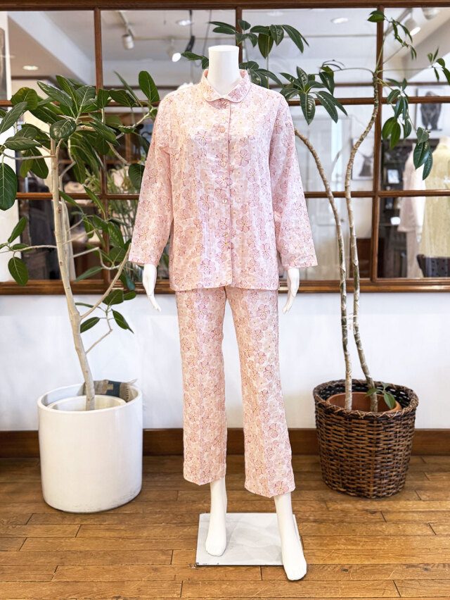 【Ladies】シャーリングローン ネモフィラ柄