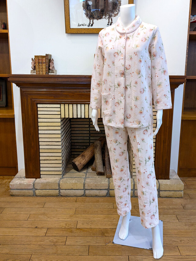 【Ladies】ソフトキルト 花柄