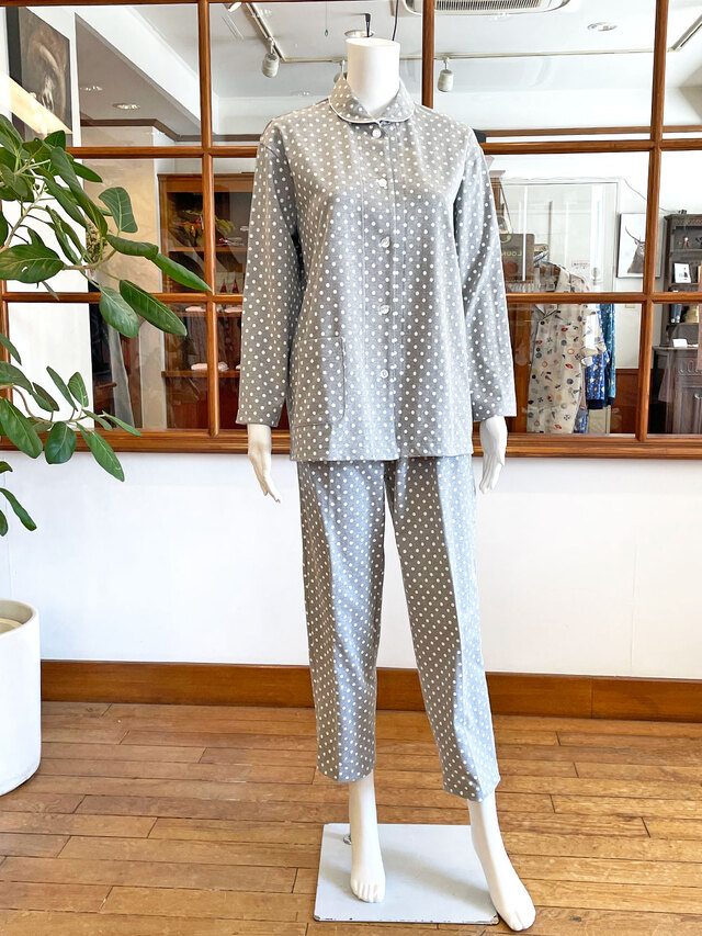 【Ladies】天竺水玉柄