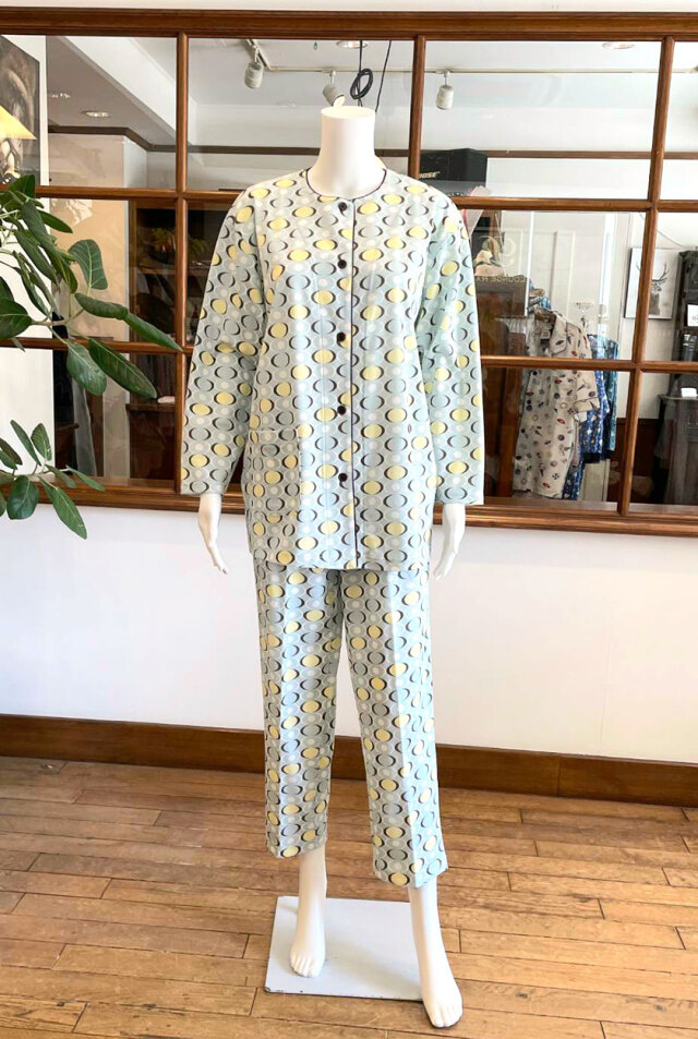 【Ladie's】テンセル混天竺キカ柄