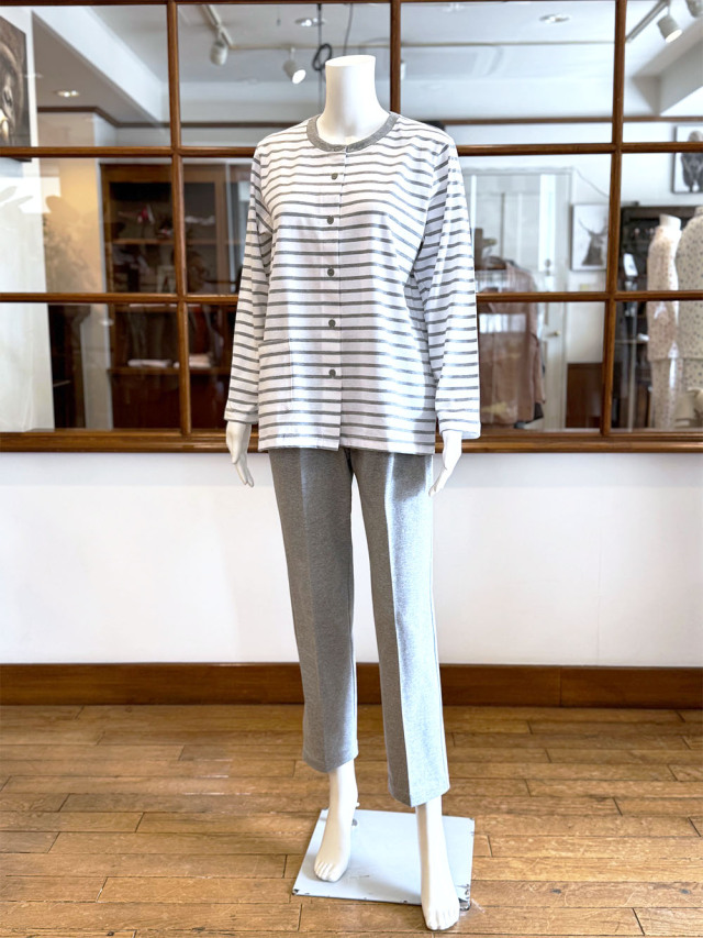 【Ladies】天竺中ボーダー×無地