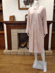 甘撚りコットン無地　ワンピース