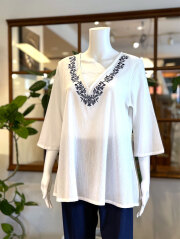 波シボ楊柳無地　トップス