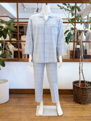 【Mens】<播州織>サッカーギンガムチェック柄