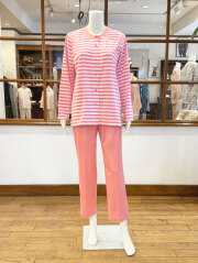 【Ladies】天竺中ボーダー×無地