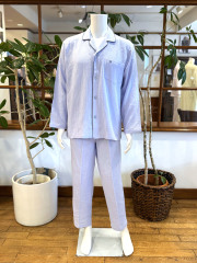 【Mens】ワッフルガーゼ無地（M～LL）